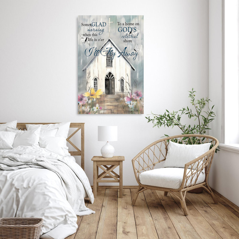 «I Ll Fly Away», impression sur toile, H 20 po x l 16 po x P 1,25 po