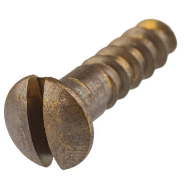 Flat Head Slotted Counter Sunk Wood Screws