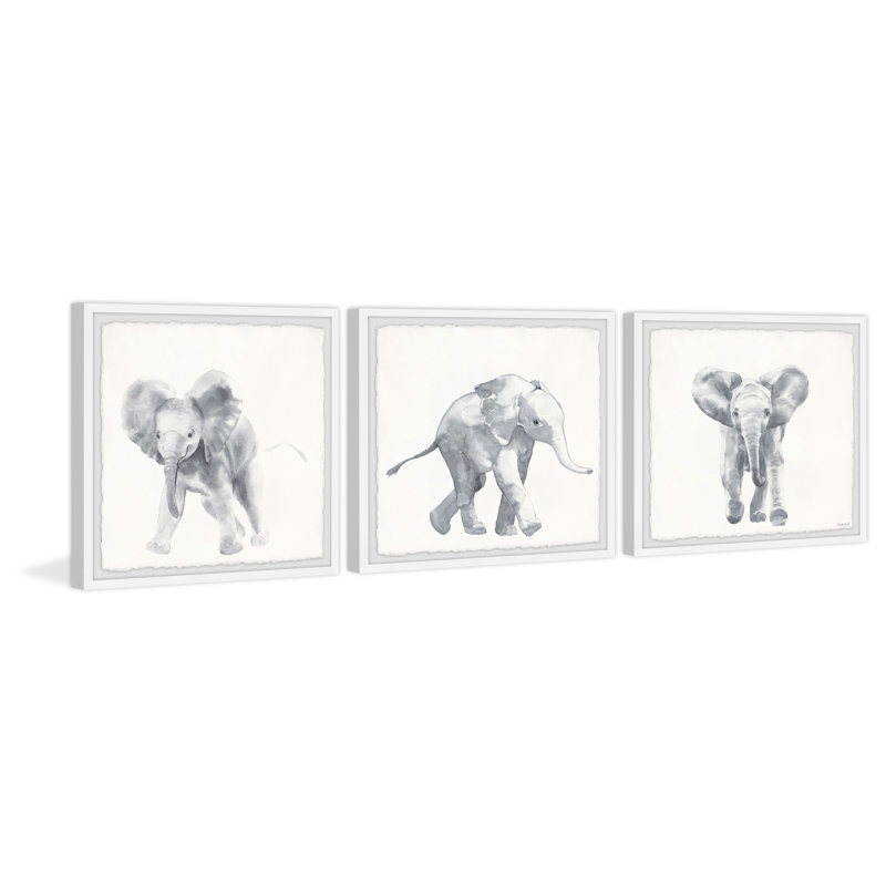 Rothwell 3 Piece Wrapped Canvas Print, 61cm H x 183cm W