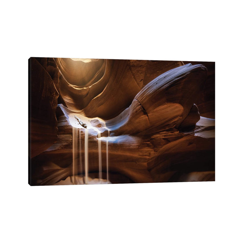 Antelope Waterfall by Juan Pablo De Miguel - Wrapped Canvas Print, 101.6 cm H x 66.04 cm W