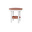 Berlin Gardens Regular Top With White Base Round End Dining Table-1153187647-1153187776