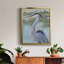 Blue Heron Portrait I - toile encadrée de qualité supérieure - prête à être accrochée