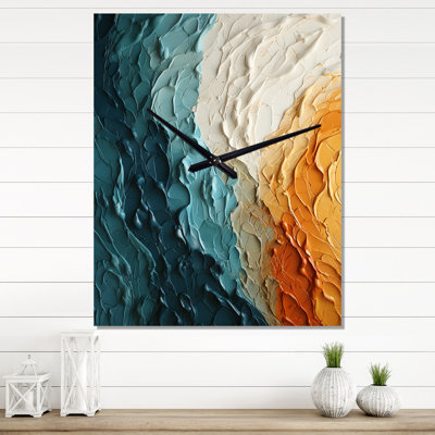 Horloge murale en aluminium Hibbha