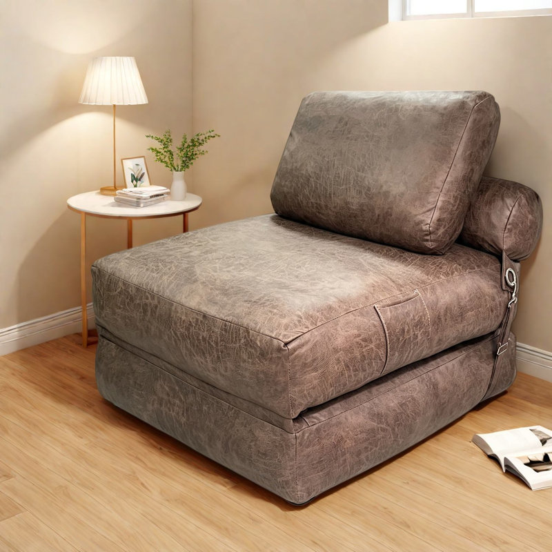 Canapé-lit pliable 3 en 1 à compression, tissu technique 86 cm, salon portatif moderne