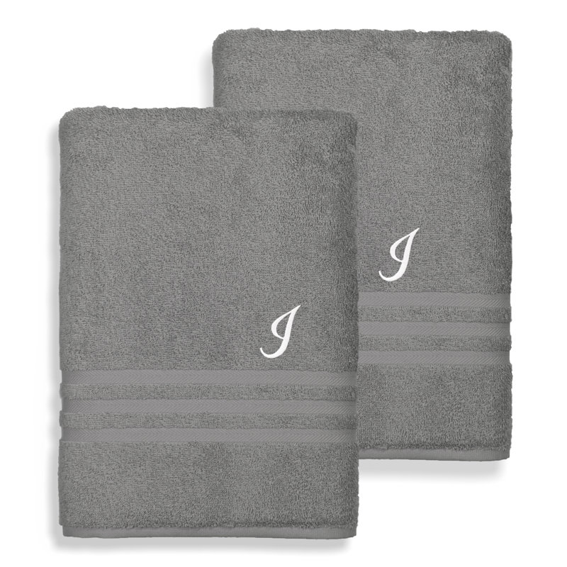 Denzi Midweight Bath Sheet, I, Dark Gray