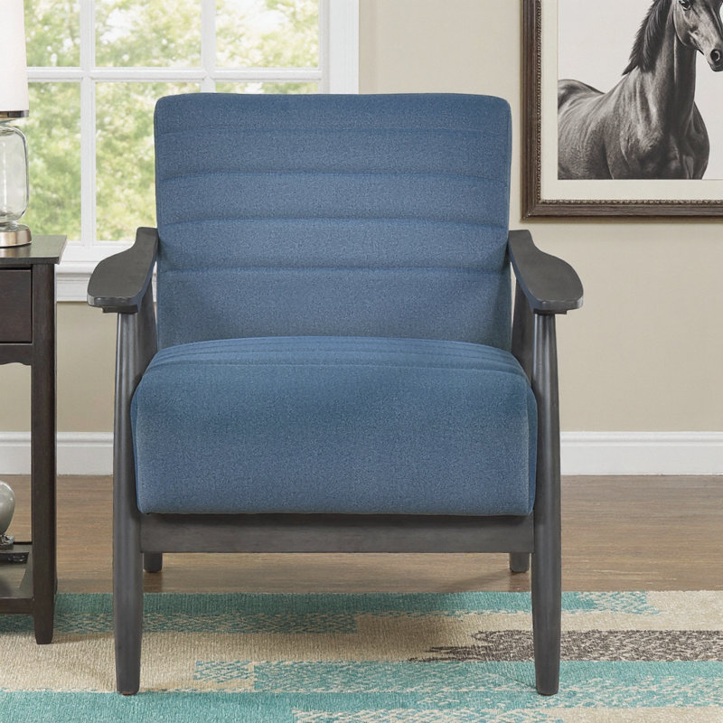 Fauteuil d'appoint décontracté 1pc, Bleu