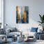 «Abstract Cityscape», ensemble de 1 reproduction d'art sur toile tendue-1734977737