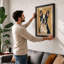 Bold Boston Terrier Modern - Framed Print-482490357-482490356
