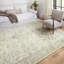 Tapis oriental ivoire / argenté-1138375779