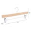 Baho Manufactured Wood Hangers With Clips-125195837