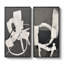«Modern Modern Black & White Abstract Line Composition», ensemble de 2 reproductions d'art encadrées sur toile 60 po x 20 po x 2 pièces, 60 po x 30 po x 2 pièces-1755501281-1755753607