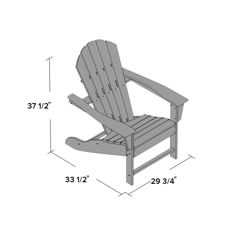 Adirondack POLYWOOD Palm Coast, Limette