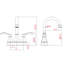 2-handle Lavatory Faucet Bathroom Sink Faucet