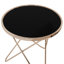 Krista Glass Top Cross Legs End Table-37718436