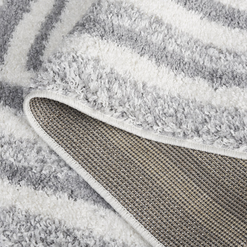 Tapis à poil long Ladaniel, Tapis de couloir 2 pi 2 po x 8 pi