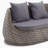 Brittanni 70.86 " W Plastic Patio Sofa with Cushions