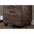 Rolling File Cabinet For Office Use, Brown Laminate, With Storage Compartments Ability, Spaces