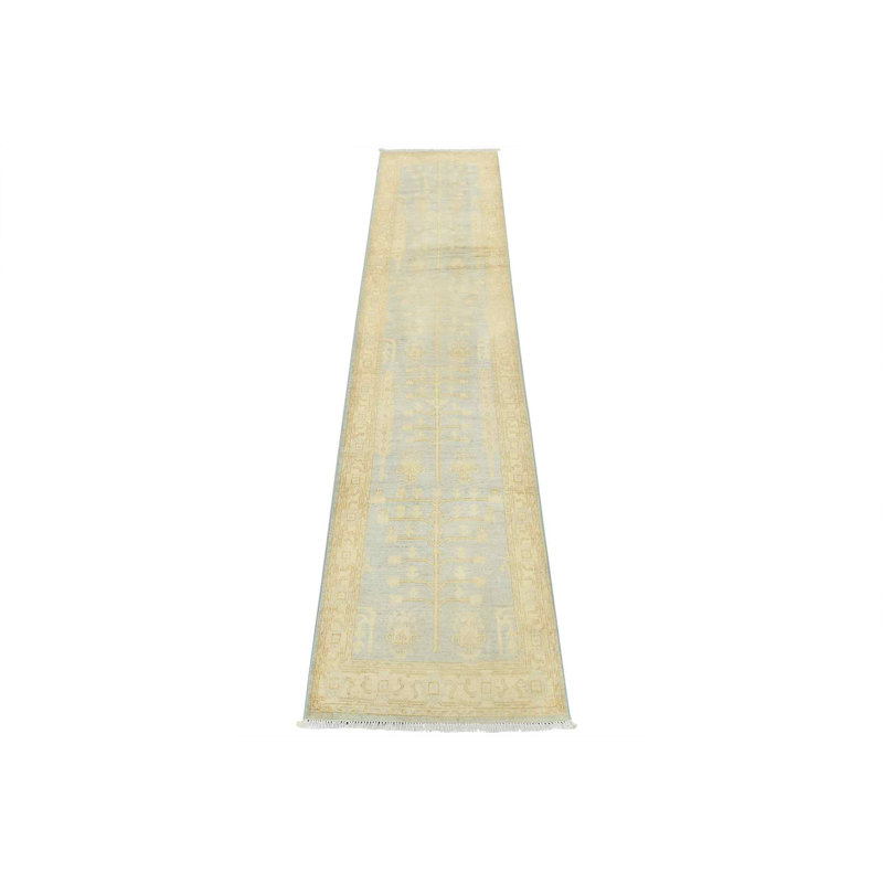 Tapis unique bleu de 2 pi 9 po x 11 pi 8 po