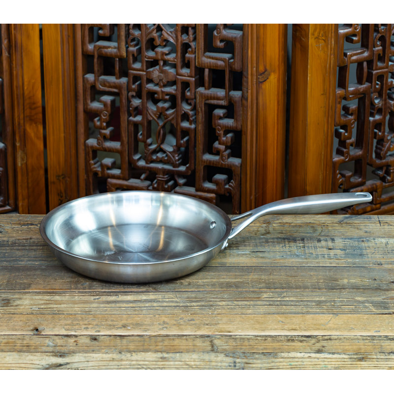 Stainless Steel Non-Stick Frying Pan, 10.5"