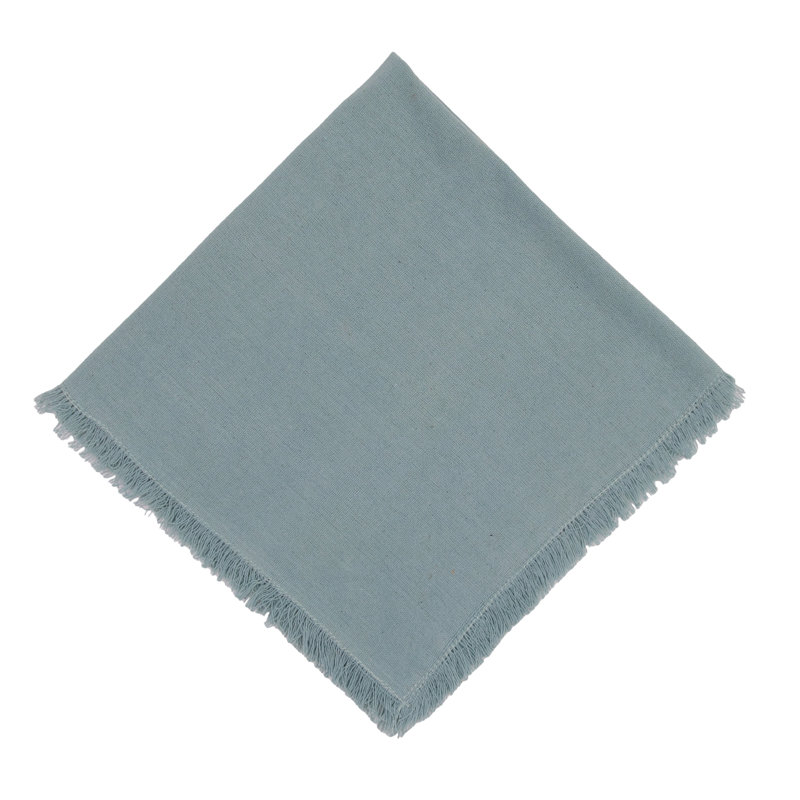 Fringed Sea Glass Napkin Set of 6