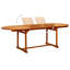 Jamayra 8 - Person Acacia Solid Wood Patio Dining Set Extendable and Umbrella Hole Included Oval Table-256153021