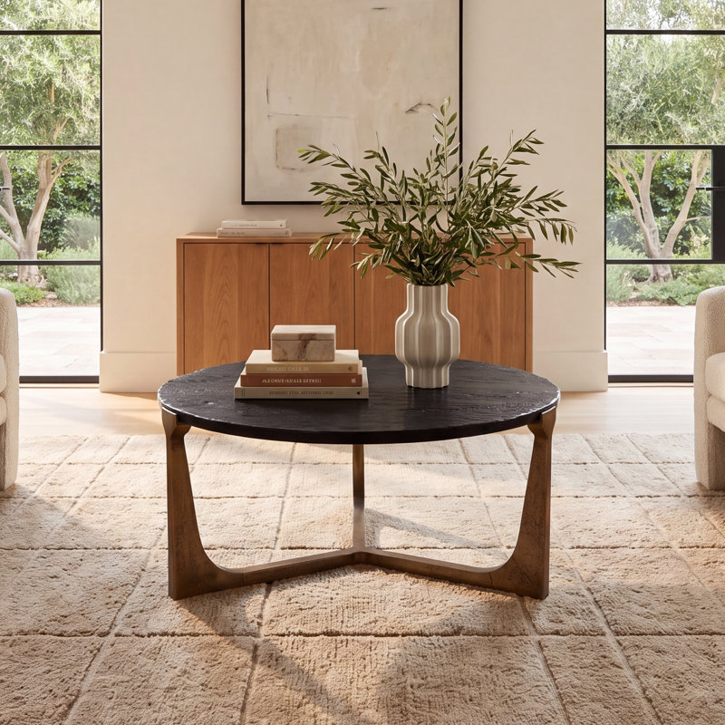 Ralphie Uttermost Bohdi Outdoor Brass Coffee Table