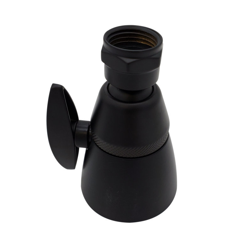 Chatham Style 2-1/4" Adjustable Shower Head, Matte Black