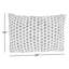 Housse et insert d'oreiller rectangulaire en coton June-56559570