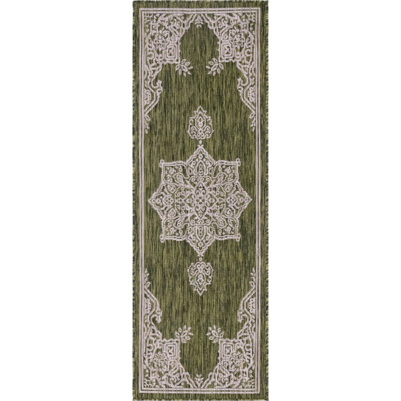 Crabill Oriental Indoor / Outdoor Rug, Runner 2' x 6'1"