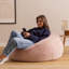 Kingston Faux Fur Classic Bean Bag and Reading Pillow Set-118758482