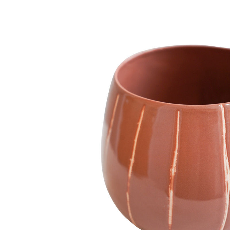 Nova Wax Relief Planter, Rose