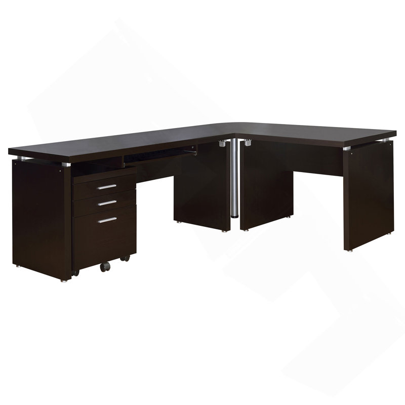 Bureau en L avec classeur mobile Ulloa