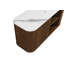 The Vermeer Collection Fluted Small TV Unit - for Tv's up to 49" - 110cm Width TV Stand-127663906