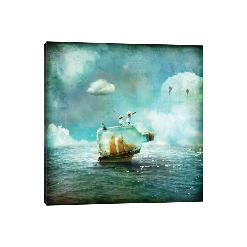 Juni by Alexander Jansson - Wrapped Canvas Painting, 93.98 cm H x 93.98 cm W x 3.175 cm D