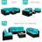 Iosif 7-Piece Outdoor Modular Patio Conversation Furniture, Wicker Sectional Set-861929463-861929462