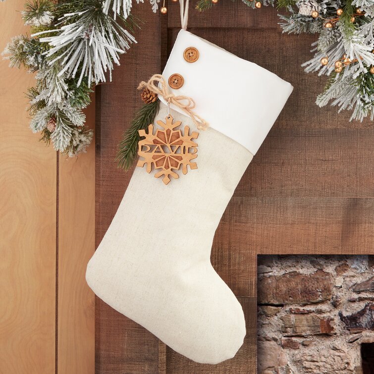 Ivory Christmas Stocking