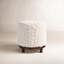 Tabouret en coton tissé Aspen