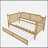 Traditional Rattan Daybed with Trundle, Ideal for Limited Space and Guest Rooms, No Box Spring Needed,-1955715460-1955715458