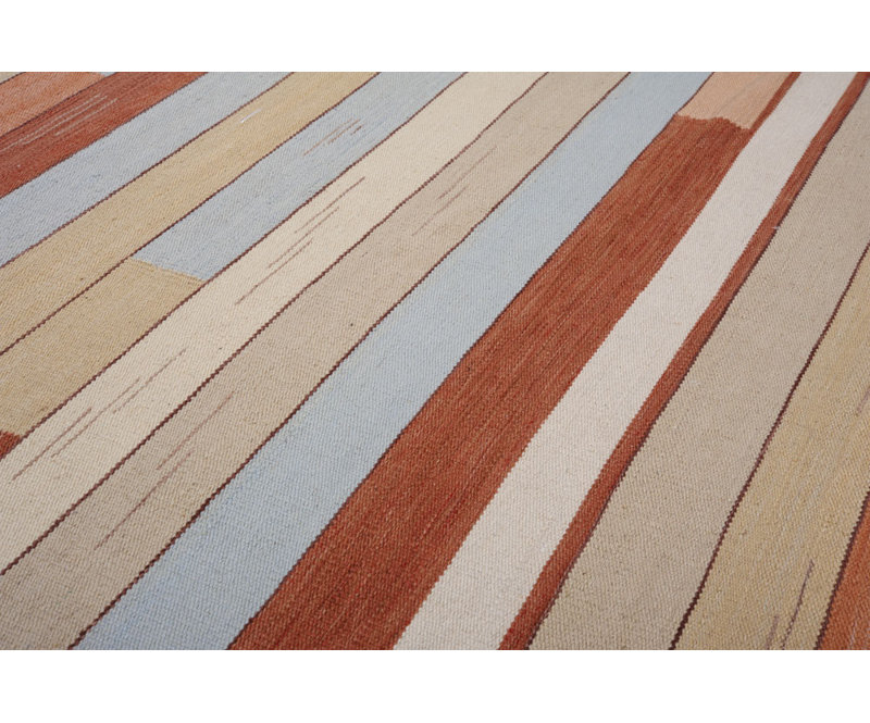 Striped Area Rug in Brown/Beige