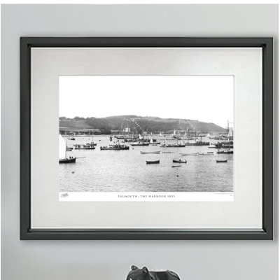 Falmouth, The Harbour 1895 - Single Picture Frame Print