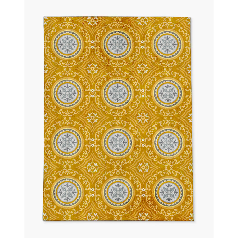 Rectangle Chair Mat with Straight Cut Edge for Firm Surfaces, 36" W x 60" L, Yellow