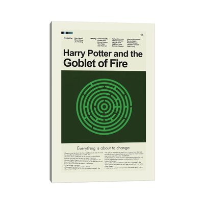 Harry Potter And The Goblet Of Fire by Prints And Giggles By Erin Hagerman - Wrapped Canvas Gallery-Wrapped Canvas Giclée -  East Urban Home, 57169C3307444FA9A285AE9634274E08