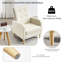 Oka Upholstered Linen Armchair-168119363