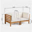 Ensemble de causeuse 2 pièces, beige-1241792849