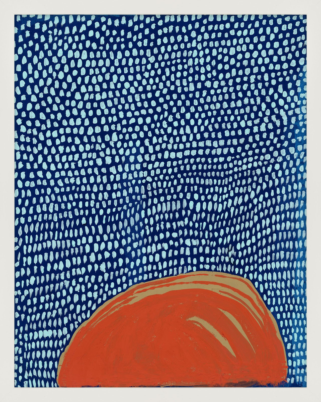 Bassel "Starscape 5" Print by Andrea Stokes, 20" H x 16" W, White Wood