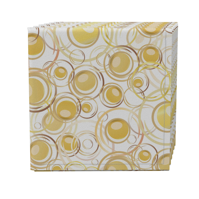 Square Geometric Cotton Twill Tablecloth