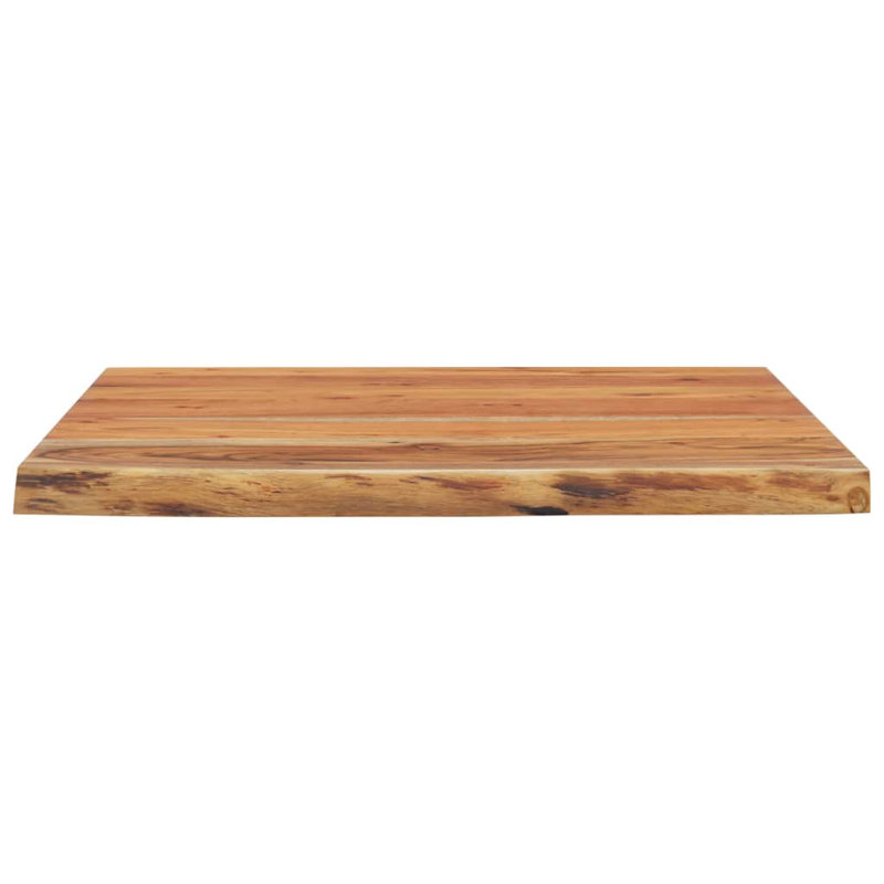 Tablette murale vidaXL Bois naturel Bois d'acacia massif, H 1,5 po x l 15,7 po x P 15,7 po