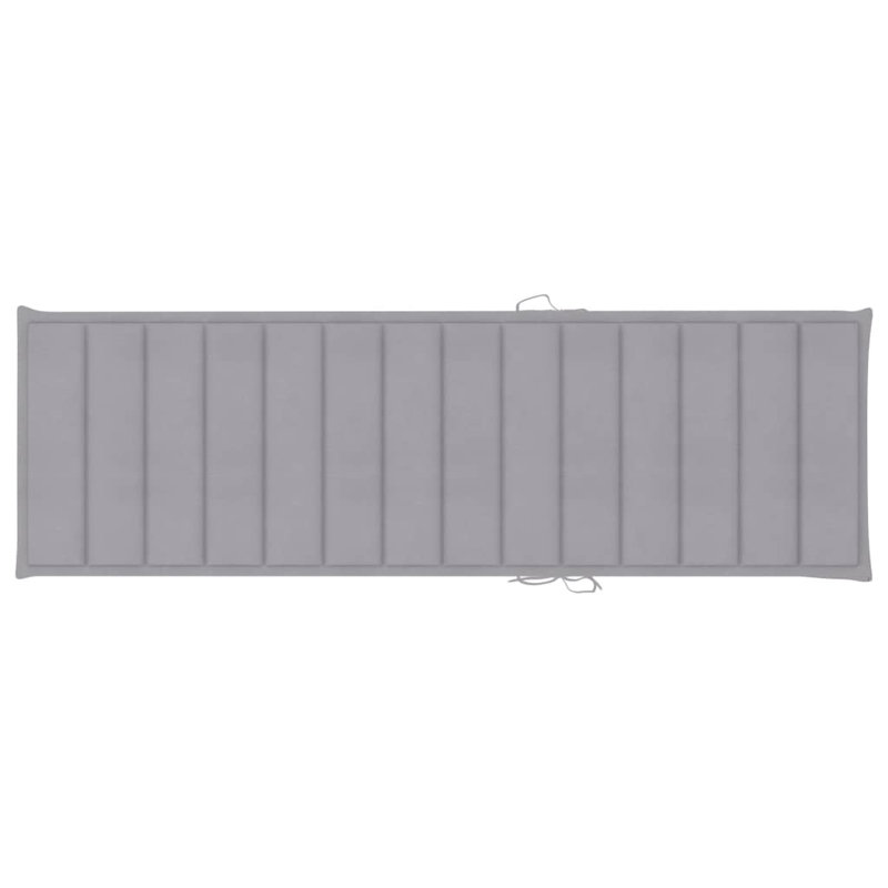 Outdoor Seat / Back Cushion, 23.6" W x 78.7" D x 1.2" H, Gray