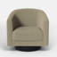 Fauteuil demi-tonneau pivotant Corduroy-114216164