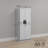 Chopra White 65 in. Accent Cabinet Office Storage Cabinet with 2 Adjustable Shelves, Narrow Storage Cabinet